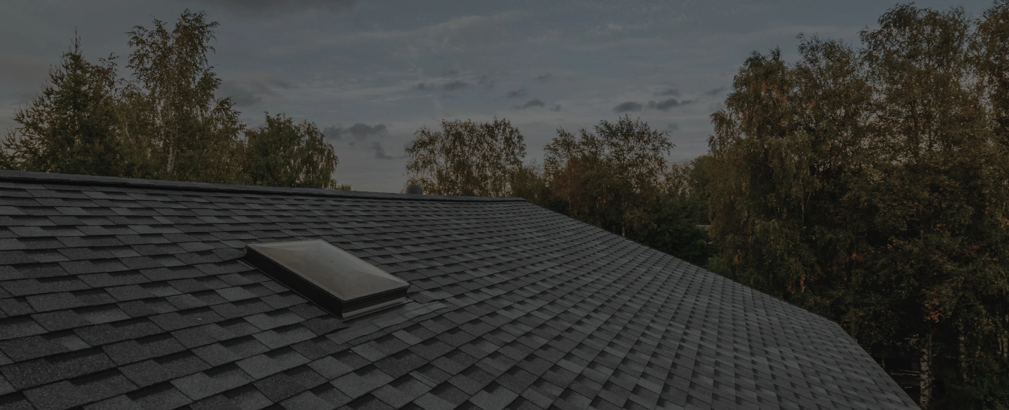 asphalt shingle roof newly installed in a house kansas city mo